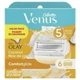 Сменные картриджи для бритья (Лезвия) кассеты женские Venus ComfortGlide With Olay Coconut 6 шт - изображение 1