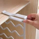 Розділювач для полиць Lesko A949 26,5*24*2,2 см White для сортування одягу - зображення 4