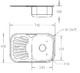Кухонна мийка Fabiano BR 74x48 матова 304 8213.401.1013 - зображення 2