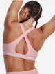 Спортивный топ для бега женский Under Armour Ua Crossback Mid Bra-Pnk 1361034-647 L (195253909214) - изображение 4