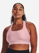 Спортивный топ для бега женский Under Armour Ua Crossback Mid Bra-Pnk 1361034-647 L (195253909214) - изображение 5