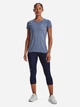 Спортивная футболка для бега женская Under Armour Ua Hg Armour Ss-Ppl 1328964-767 M Синяя (196039012579) - изображение 3