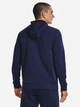 Толстовка на молнии мужская Under Armour Fleece Fz Hoodie 1373357-410 M Синяя (195253823312) - изображение 2