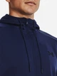 Толстовка на молнии мужская Under Armour Fleece Fz Hoodie 1373357-410 M Синяя (195253823312) - изображение 4