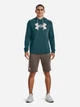 Худи мужское Under Armour Ua Rival Terry Logo Hoodie-Grn 1373382-716 S Зеленое (195253821219) - изображение 3