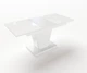 Стіл обідній розкладний Fusion furniture Х'юстон Білий/Скло біле (10000166) - зображення 2