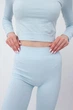 Безшовні легінси жіночі з мікрофібри Giulia LEGGINGS 02 L/XL Blue-spun sugar - изображение 4