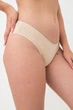 Женские хлопковые трусы слипы Giulia Basic 2301/60 L Beige, комфортные повседневные трусики, базовое нижнее белье - изображение 5