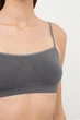 Безшовний топ на тонких бретелях Giulia CAMI TOP S/M Grey-poppy seed - изображение 4
