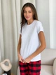 Женская футболка COSY стрейч-кулир S белая (P-f01ws/S) - изображение 3
