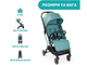 Прогулочная коляска Trolleyme Stroller, Chicco (бирюзовая), 79865.84 - изображение 8
