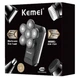 Електробритва триммер Kemei KM-7511, акумуляторна бритва для вологого та сухого гоління з плаваючими головками - зображення 6