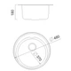 Мойка кухонная HAIBA 440 decor (HB0525) - изображение 2