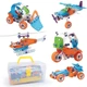 Конструктор&nbsp;болтовой детский&nbsp;Build&Play 5 в 1Самолет 132 эл. (RK206) - изображение 8