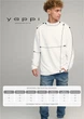 Світшот чоловічий OVERSIZE /no flis/ L Білий (BSMW30051) - изображение 4