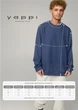 Світшот чоловічий OVERSIZE /no flis/ S Блакитний (BSMN30019) - изображение 3