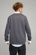 Світшот чоловічий OVERSIZE /no flis/ M Темно-сірий (BSMA30032) - изображение 3