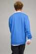 Світшот чоловічий OVERSIZE /no flis/ S Блакитний (BSMRB30013) - изображение 4