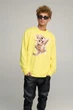 Світшот чоловічий OVERSIZE /no flis/ M Жовтий (BSMSY30046) - изображение 1