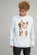 Світшот чоловічий OVERSIZE /no flis/ M Світло блакитний (BSMPS30058) - изображение 1