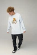 Світшот чоловічий OVERSIZE /no flis/ M Світло блакитний (BSMPS30040) - изображение 2