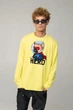 Світшот чоловічий OVERSIZE /no flis/ M Жовтий (BSMSY30027) - зображення 1