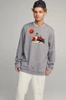 Світшот чоловічий OVERSIZE /no flis/ L сірий (BSMEG30010) - изображение 1