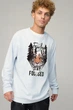 Світшот чоловічий OVERSIZE /no flis/ S Світло блакитний (BSMPS30035) - зображення 1