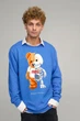 Світшот чоловічий OVERSIZE /no flis/ L Блакитний (BSMRB30019) - изображение 1