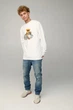Світшот чоловічий OVERSIZE /no flis/ S Білий (BSMW30039) - изображение 2