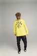 Світшот чоловічий OVERSIZE /no flis/ M Жовтий (BSMSY30002) - изображение 2
