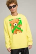 Світшот чоловічий OVERSIZE /no flis/ M Жовтий (BSMSY30052) - изображение 1