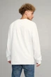 Світшот чоловічий OVERSIZE /no flis/ M Білий (BSMW30011) - изображение 3