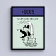 Картина Холстович STAY ON TRACK 110x150 см. Мотиваційна картина в офіс, вітальню, спальню, інтер'єрна - зображення 5