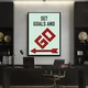 Картина Холстович Seat goals 50x65 см. Мотивацiйна картина для офісу, вітальні, спальні, інтер'єру - зображення 4