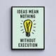Картина Холстович Ideas mean nothing 50x65 см. Інтер'єрна картина в офіс, вітальню, спальню - зображення 5