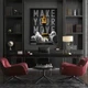Картина Холстович Make your move 50x65 см. Інтер'єрна картина для офісу, вітальні, спальні, кухнi - зображення 1