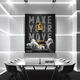 Картина Холстович Make your move 50x65 см. Інтер'єрна картина для офісу, вітальні, спальні, кухнi - зображення 2