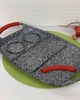 Сковорода гриль лист 3в1 з відсіками гранітне антипригарне покриття Edenberg EB-3305 Сковорода-піднос - зображення 4