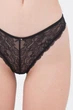 Женские трусы бразилиана кружевные Giulia Albina 2309/21 S Black, изящные трусики, с сеточкой, комфортное белье - изображение 5
