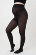 Теплі колготки для вагітних Giulia MAMA COTTON 200 2 Black-nero, щільні бавовняні, для майбутніх мам - зображення 4