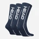 Набор мужских носков высоких HEAD Performance Crew 791011001-007 43-46 (3 пары) Темно-синий (8720245181440) - изображение 2