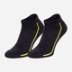 Набор мужских носков коротких HEAD Performance Sneaker 791018001-009 39-42 (2 пары) Темно-серый с желтым (8720245181891) - изображение 1
