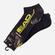 Набор мужских носков коротких HEAD Performance Sneaker 791018001-009 39-42 (2 пары) Темно-серый с желтым (8720245181891) - изображение 4