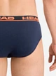 Набор трусов-слипы мужской HEAD Boxer Brief 100001753-003 M 2 шт Синий с оранжевым (8720245174657) - изображение 6