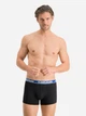 Набор трусов-боксеров мужских HEAD Basic Boxer 701202741-008 L (2 шт) Черный с синим (8720245174923) - изображение 3
