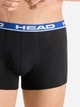 Набор трусов-боксеров мужских HEAD Basic Boxer 701202741-008 L (2 шт) Черный с синим (8720245174923) - изображение 6