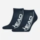 Набір чоловічих шкарпеток коротких HEAD Performance Sneaker 791018001-007 43-46 (2 пари) Темно-синій (8720245181846) - зображення 1