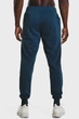 Мужские синие спортивные брюки UA Armour Fleece Joggers-BLU Under Armour LG 1373362-437 - изображение 3