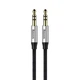 Кабель AUX Baseus Yiven M30 (0.5m) black - зображення 1